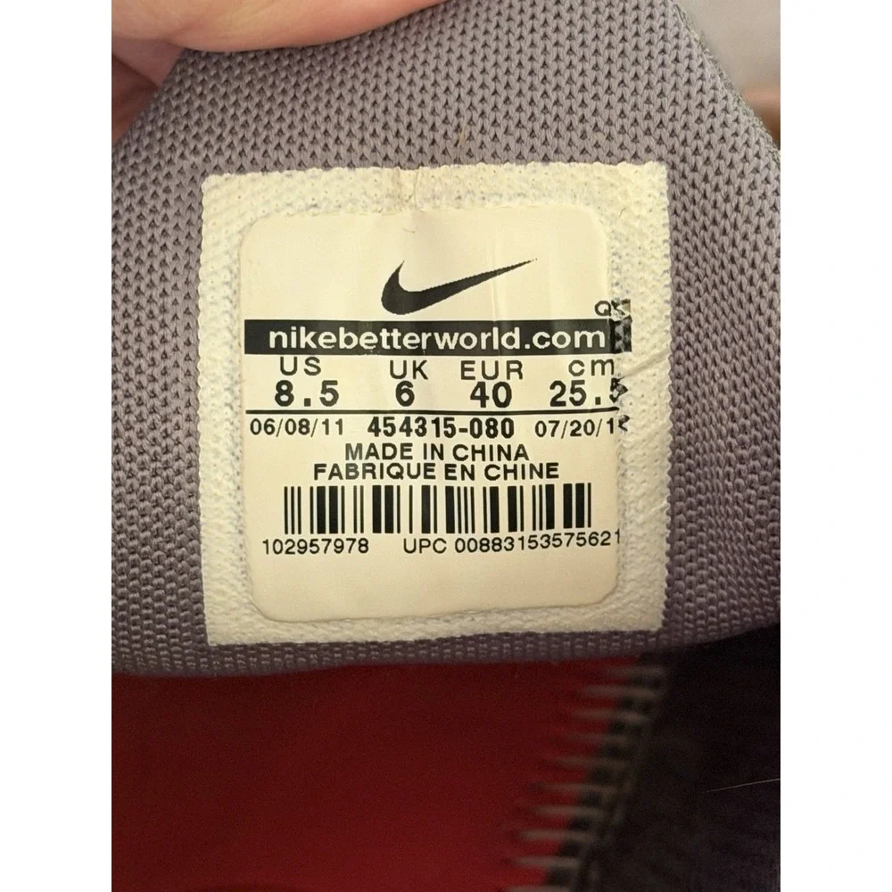 Nike Lunarglide 3 Womens Size 8.5 Gray Pink Athletic Running Shoes Sneakers